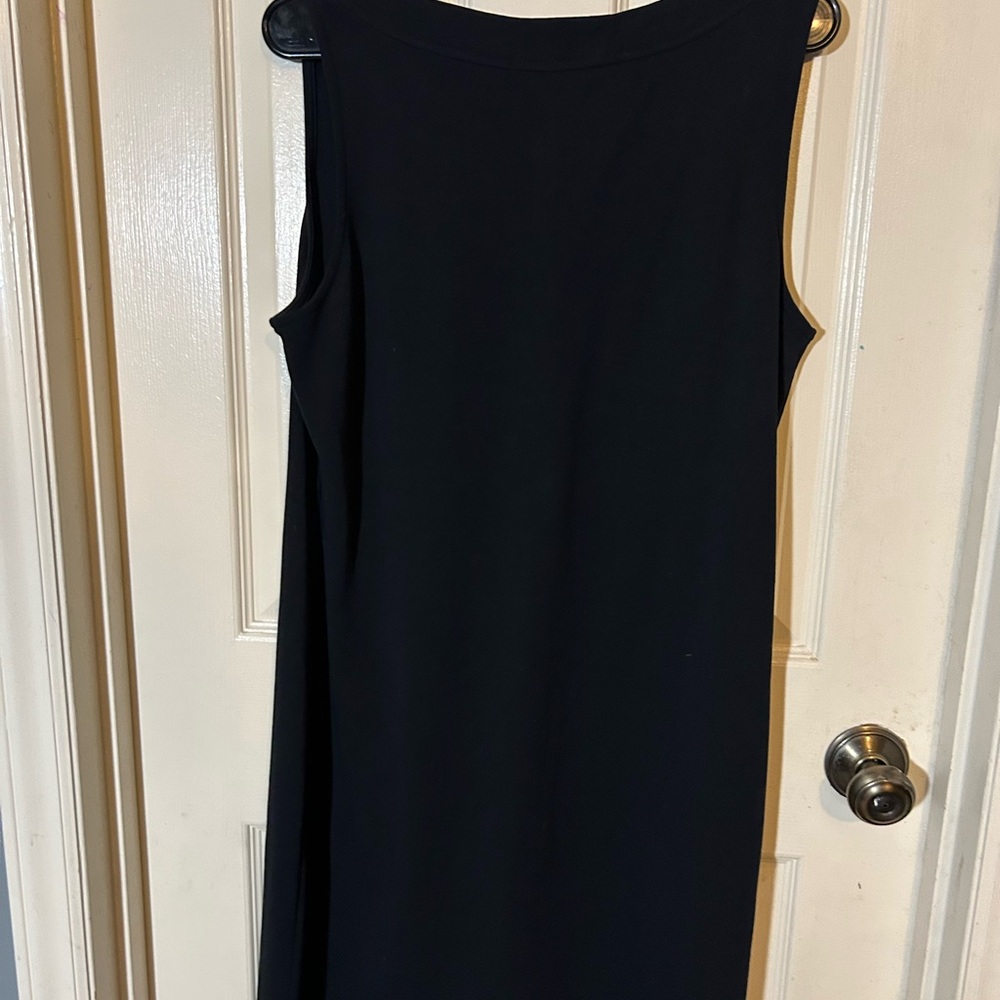 Talbots Elegant Black Sleeveless Dress